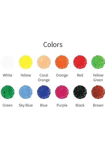 Colorix Amos CRX5PC12 Colorix Üçü Bir Arada 12'li Pp Kutu Çok Renkli modelleri