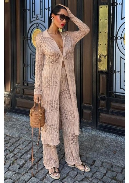 Bridget Ajurlu Uzun Hırka Takım 9881