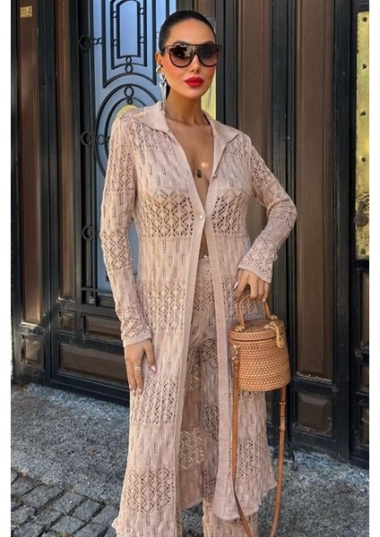 Bridget Ajurlu Uzun Hırka Takım 9881