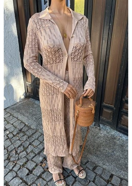 Bridget Ajurlu Uzun Hırka Takım 9881