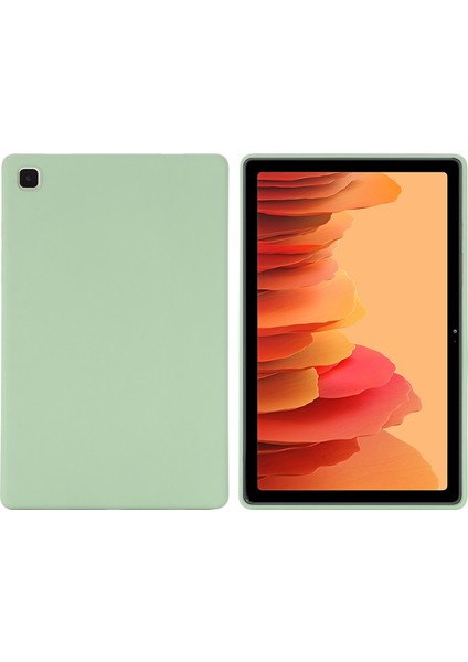 Samsung Galaxy Tab A7 10.4(2022)/(2020) Sıvı Silikon Düşmeye Dayanıklı Tablet Kılıfı Koruyucu Kapak-Yeşil (Yurt Dışından) fiyatları
