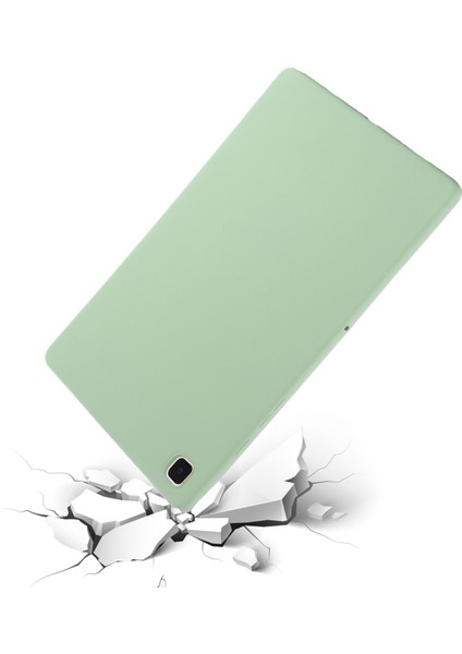 Samsung Galaxy Tab A7 10.4(2022)/(2020) Sıvı Silikon Düşmeye Dayanıklı Tablet Kılıfı Koruyucu Kapak-Yeşil (Yurt Dışından) modelleri