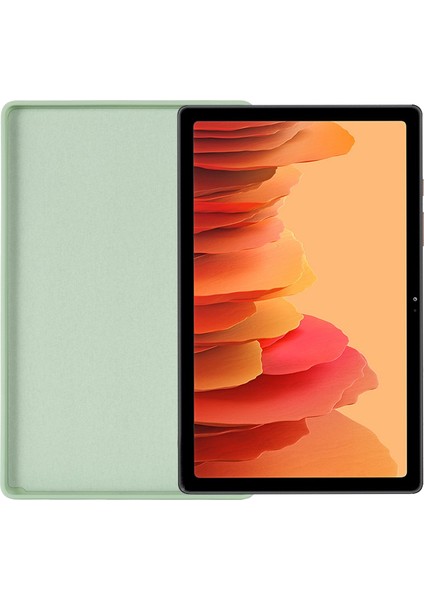 Samsung Galaxy Tab A7 10.4(2022)/(2020) Sıvı Silikon Düşmeye Dayanıklı Tablet Kılıfı Koruyucu Kapak-Yeşil (Yurt Dışından) fırsatları
