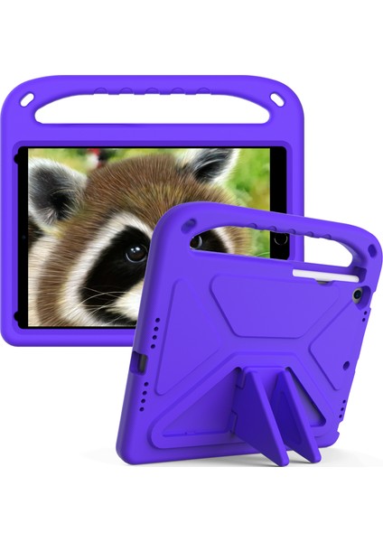 Kickstand Tasarım Sert Eva Tablet Koruyucu Kılıf Kılıfı iPad 10.2 (2020)/(2019)/(2021)-MOR (Yurt Dışından)
