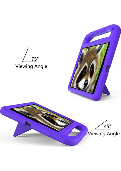 Kickstand Tasarım Sert Eva Tablet Koruyucu Kılıf Kılıfı iPad 10.2 (2020)/(2019)/(2021)-MOR (Yurt Dışından) fırsatları
