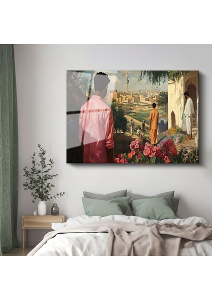 Jean-Léon Gérôme - Doğu Manzarası Cam Tablo