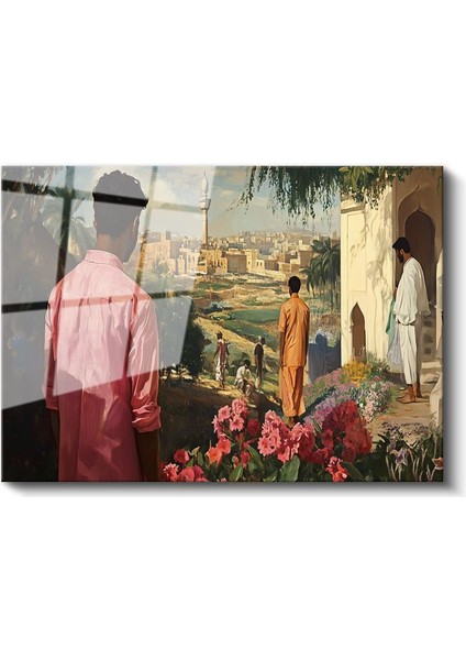 Jean-Léon Gérôme - Doğu Manzarası Cam Tablo fiyatları