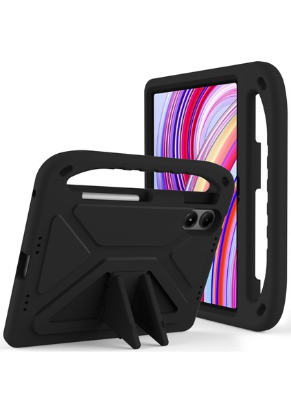 Xiaomi Redmi Pad Pro/redmi Pad Pro 5g/poco Pad Eva Kılıf El Tutacağı Destek Standı Tablet Kılıfı -Siyah (Yurt Dışından)