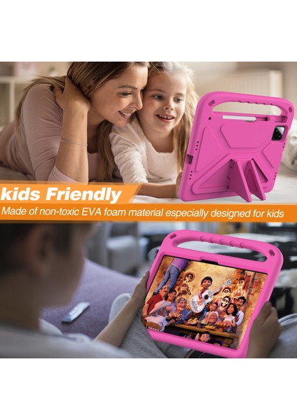 Xiaomi Pad 7 Pro/pad 7 Kılıf El Tutacağı Destek Standı Tablet Eva Kılıfı-Gül (Yurt Dışından) indirimleri