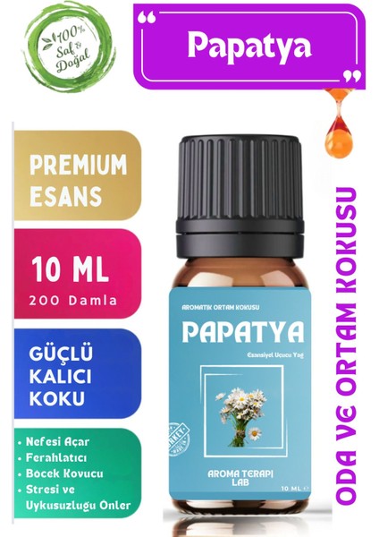 Elite Papatya - Esansiyel Uçucu Yağ - Oda ve Ortam Kokusu - Aromatik Uçucu Yağ 10ML 1 Adet