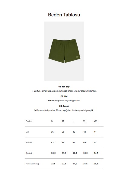 Caretta Kadın Premium Şort - Haki modelleri