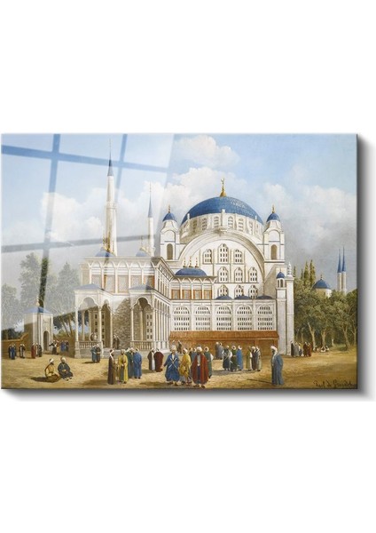 Ihtişamlı Cami - Osmanlı Mimarisi Cam Tablo fiyatları