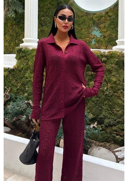 Odette Ajurlu Triko Pantolon Takım 9934