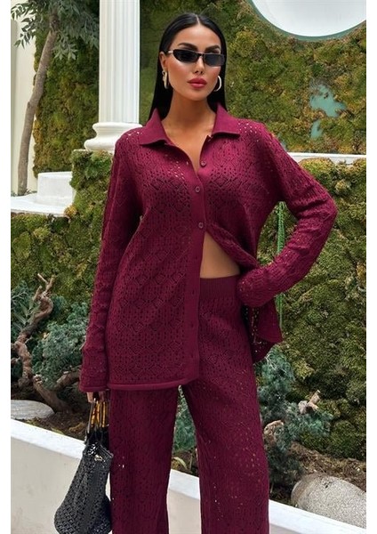 Odette Ajurlu Triko Pantolon Takım 9934