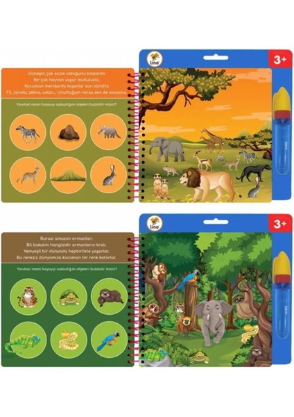 Aqua Magic Book Hayvanlar (Sihirli Boyama Kitabı) modelleri