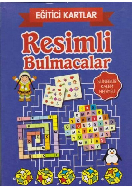 Eğitici Kartlar Resimli Bulmacalar