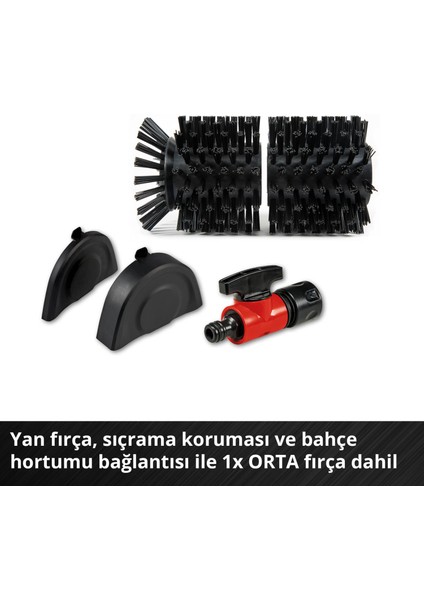 Akülü Yüzey Temizleyici PICOBELLA 18/215 Power X-Change (18 V, çok fonksiyonlu, entegre bahçe hortumu bağlantısı, orta sertlikte fırça dahildir, akü dahil değildir) - 3424200