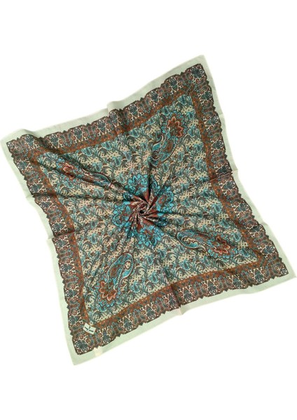 Prime Pamuk Etnik Desenli Eşarp 90X90 cm modelleri