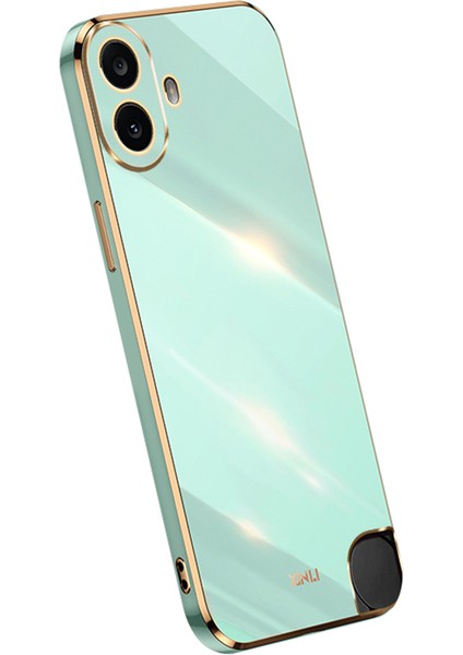 Xınlı For Nothing Cmf Telefon 1 Kılıfı Tpu Telefon Kılıfı Elektrokaplama Çerçeveli-Camgöbeği (Yurt Dışından)