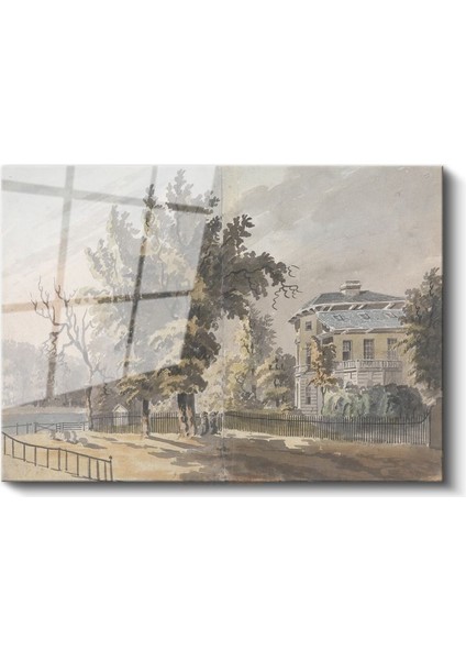 Thomas Girtin - Malikane Bahçesi Cam Tablo fiyatları