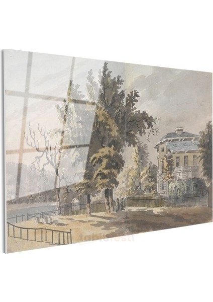 Thomas Girtin - Malikane Bahçesi Cam Tablo modelleri