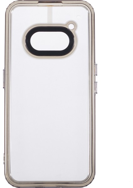 Hiçbir Şey Için Telefon (2A) Şeffaf Telefon Kılıfı Pc+Tpu Hibrit Arka Kapak-Şeffaf Siyah (Yurt Dışından) fiyatları