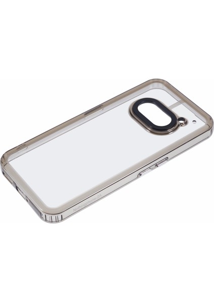 Hiçbir Şey Için Telefon (2A) Şeffaf Telefon Kılıfı Pc+Tpu Hibrit Arka Kapak-Şeffaf Siyah (Yurt Dışından) fırsatları