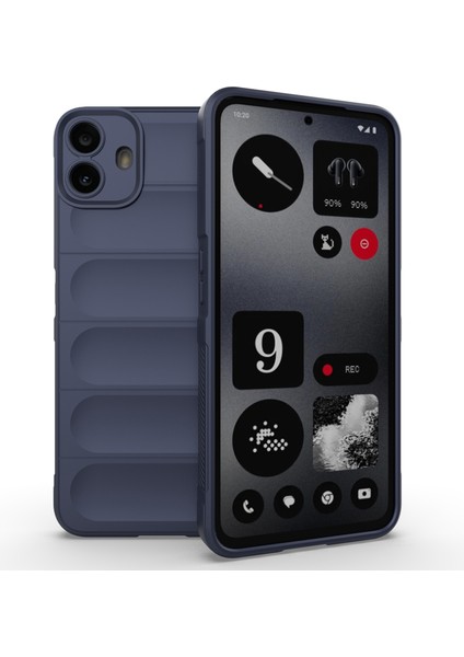 For Nothing Cmf Telefon 1 Kılıf Düşmeye Karşı Dayanıklı Darbeye Dayanıklı Yumuşak Tpu Telefon Kılıfı-Koyu Mavi (Yurt Dışından)
