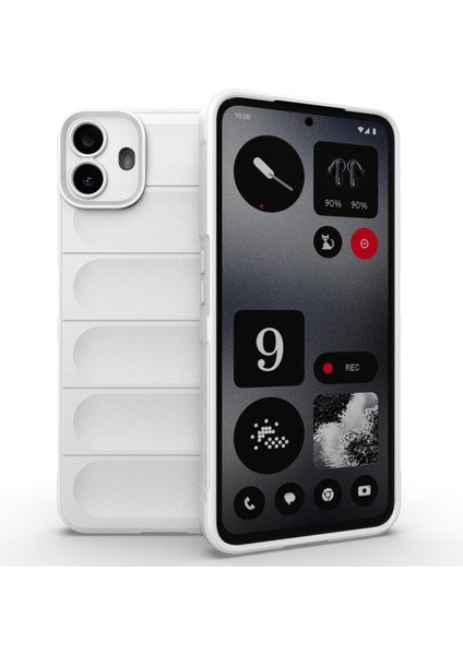 For Nothing Cmf Telefon 1 Kılıf Düşmeye Karşı Dayanıklı Darbeye Dayanıklı Yumuşak Tpu Telefon Kılıfı-Beyaz (Yurt Dışından)