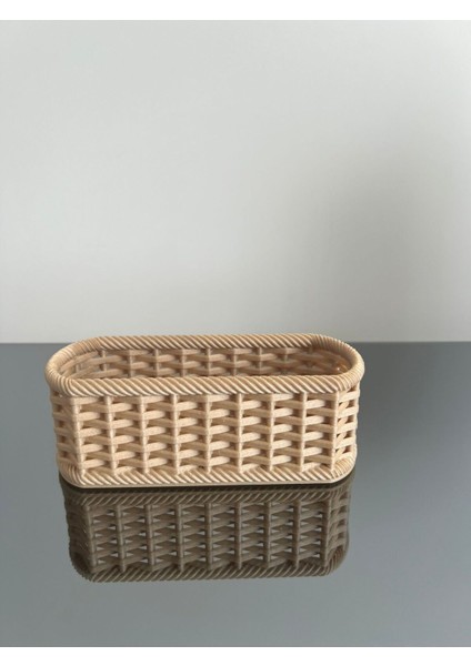 Kahverengi Woody Ahşap Desenli Organizer ve Kutu, Makyaj Için Şık ve Kullanışlı