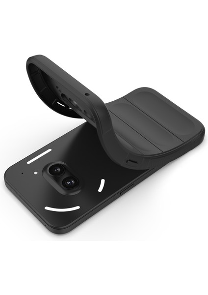 Hiçbir Şey Için Telefon (2A)TELEFON Kılıfı Tpu Sağlam Tasarım Düşme Koruması Telefon Kabuğu-Siyah (Yurt Dışından) fiyatları