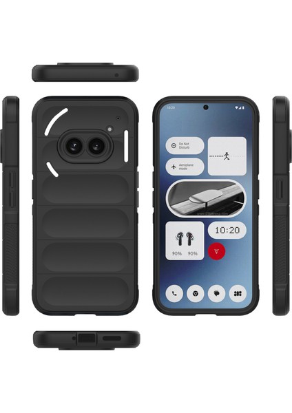 Hiçbir Şey Için Telefon (2A)TELEFON Kılıfı Tpu Sağlam Tasarım Düşme Koruması Telefon Kabuğu-Siyah (Yurt Dışından) indirimleri