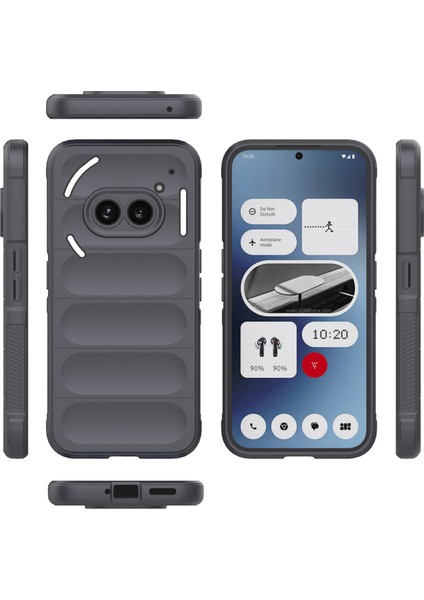 Hiçbir Şey Için Telefon (2A)TELEFON Kılıfı Tpu Sağlam Tasarım Düşme Koruması Telefon Kabuğu-Koyu Gri (Yurt Dışından) fırsatları