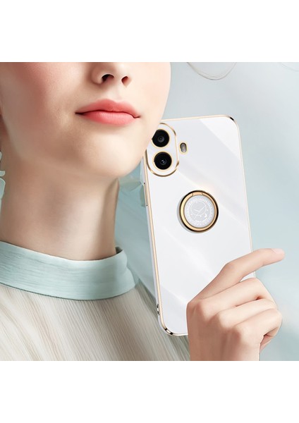 Xınlı For Nothing Cmf Telefon 1 Kılıf Halka Ayaklı Galvanik Tpu Telefon Kılıfı-Pembe (Yurt Dışından)