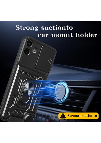 For Nothing Cmf Telefon 1 Kılıfı Kayar Kamera Kapağı Pc+Tpu Destekli Telefon Kılıfı-Siyah (Yurt Dışından)