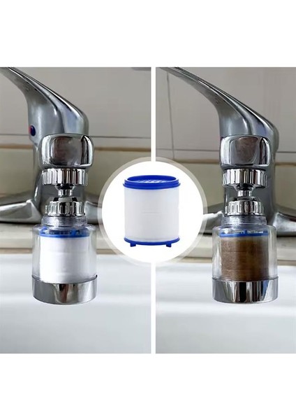 Sunup SN-27145 Oynar Başlıklı Kireç Önleyici 5 Filtreli Su Tasarruflu Musluk Başlığı