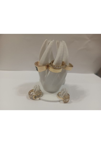 Beyaz El Şekilli Yüzük ve Takı Organizeri, Yeni Versiyon, Şık ve Kullanışlı Tasarım fiyatları