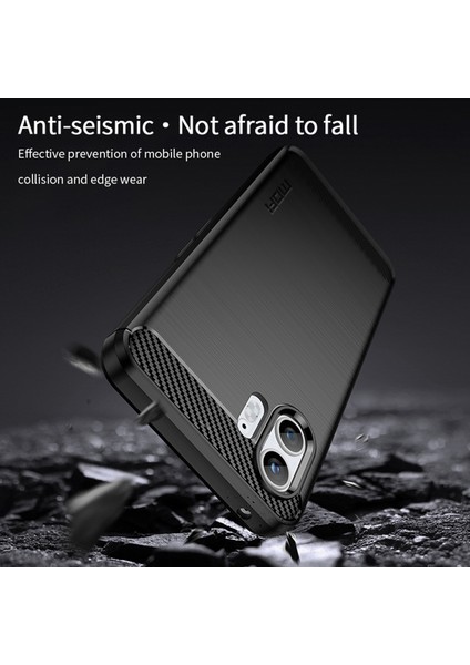 Mofı Jk Tpu Serisi-1 Nothing Phone(2)Karbon Fiber Doku Fırçalanmış Kapak Tpu Çizilmez Telefon Kılıfı-Mavi (Yurt Dışından) fırsatları