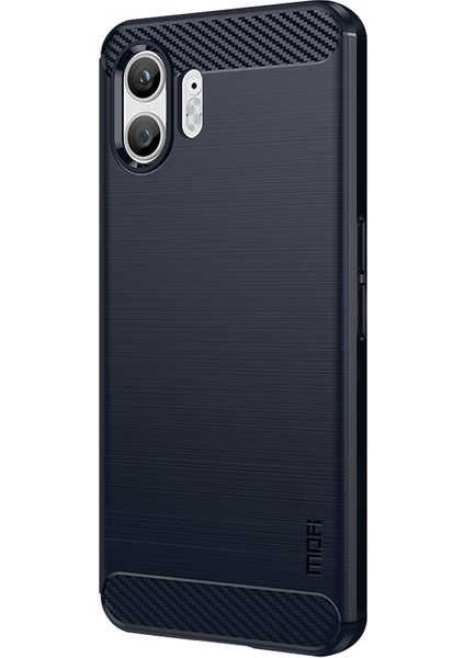 Mofı Jk Tpu Serisi-1 Nothing Phone(2)Karbon Fiber Doku Fırçalanmış Kapak Tpu Çizilmez Telefon Kılıfı-Mavi (Yurt Dışından) indirimleri