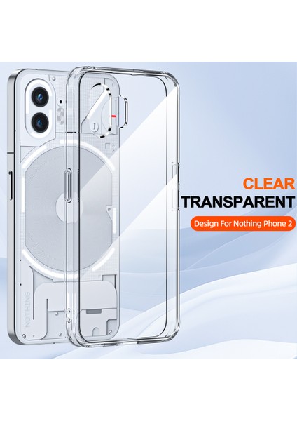 Hiçbir Şey Için Telefon(2)Hd Şeffaf Tpu+Akrilik Cep Telefonu Kılıfı Çizilmez Cep Telefonu Kabuk Kapağı (Yurt Dışından) indirimleri