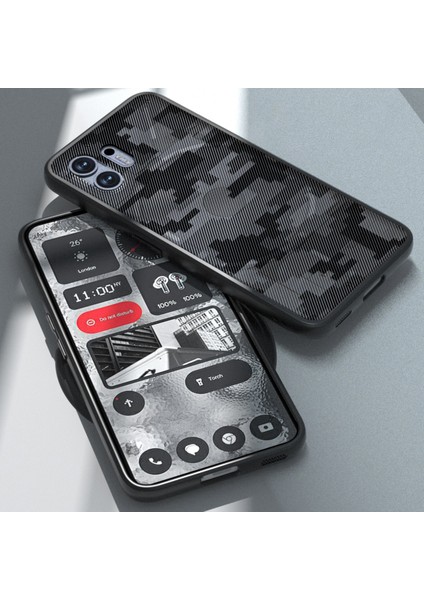 Ibmrs For Nothing Telefon(2)Kılıflar Darbeye Dayanıklı Tpu+Pc Telefon Kılıfı Ince Uyumlu Kabuk-Izgara Kamuflaj (Yurt Dışından) indirimleri