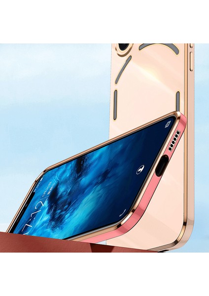 Xınlı For Nothing Phone(2)Elektrokaplama Altın Kenarlı Çizilmez Telefon Kılıfı Tpu Koruma Kılıfı-Siyah (Yurt Dışından) indirimleri