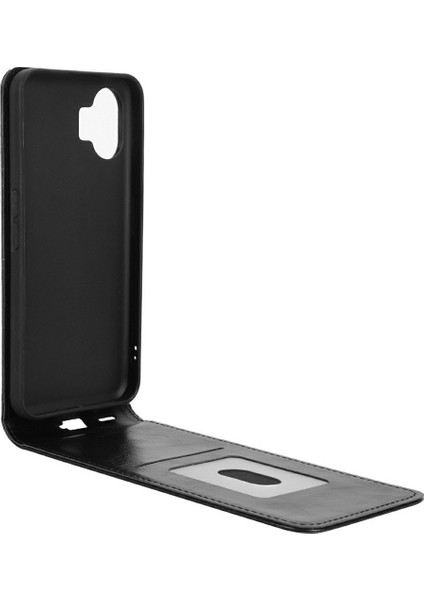 Hiçbir Şey Için Telefon(2)Kart Yuvalı Manyetik Dikey Kapaklı Deri Telefon Kılıfı-Siyah (Yurt Dışından) fırsatları