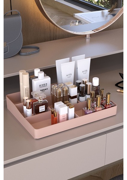 Şık Rose Gold Makyaj ve Takı Düzenleyici, Çekmece ve Masaüstü Kullanım Için Ideal fiyatları