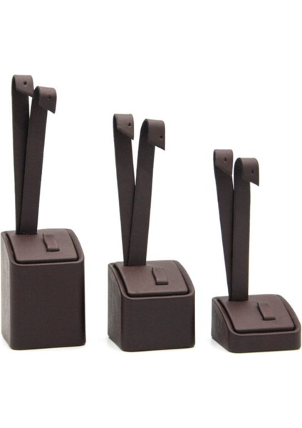 Kahverengi 2'li Takı Vitrini, Şık ve Kullanışlı Aksesuar Saklama Çözümü