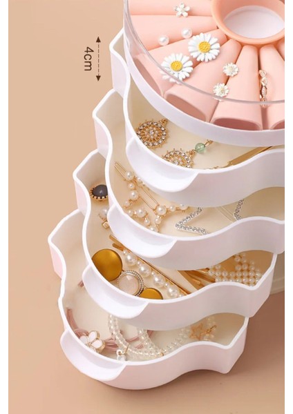 Beyaz Çekmeceli Takı Düzenleyici, Yüzük, Kolye ve Bilezik Saklama Kutusu fiyatları