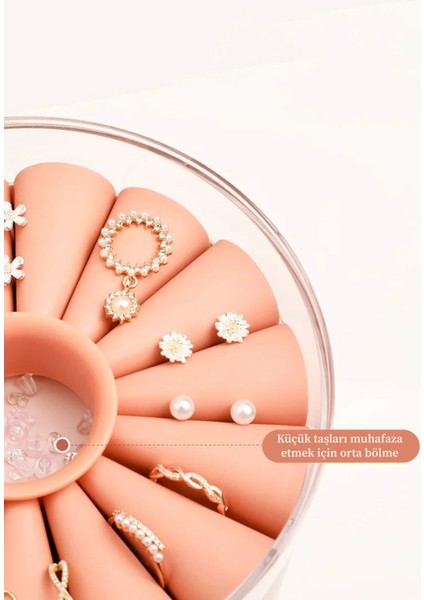 Beyaz Çekmeceli Takı Düzenleyici, Yüzük, Kolye ve Bilezik Saklama Kutusu modelleri