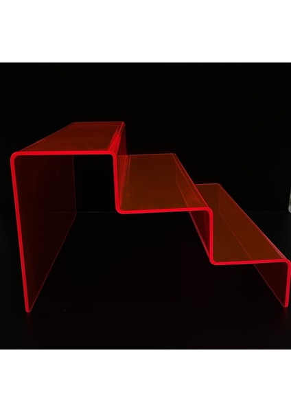 3 Katlı Merdiven Stand 30CM Fuşya - Şık ve Fonksiyonel Dekorasyon Aracı fiyatları