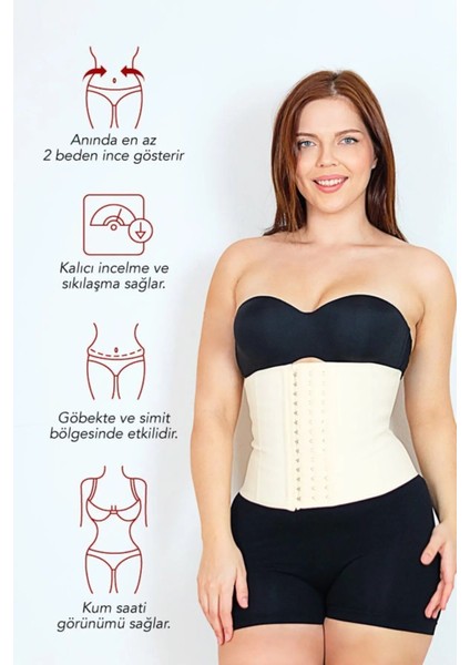 Kısa Latex Korse Ten