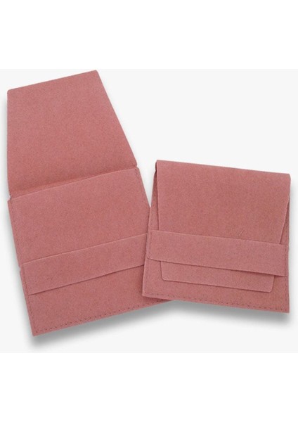 Pembe Cepli Takı Kesesi No 1, 25 Adet, Şık ve Kullanışlı Organizer Seti